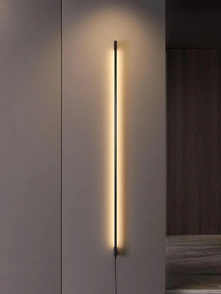 Applique Da Parete Led Lhj066-w 150cm Black