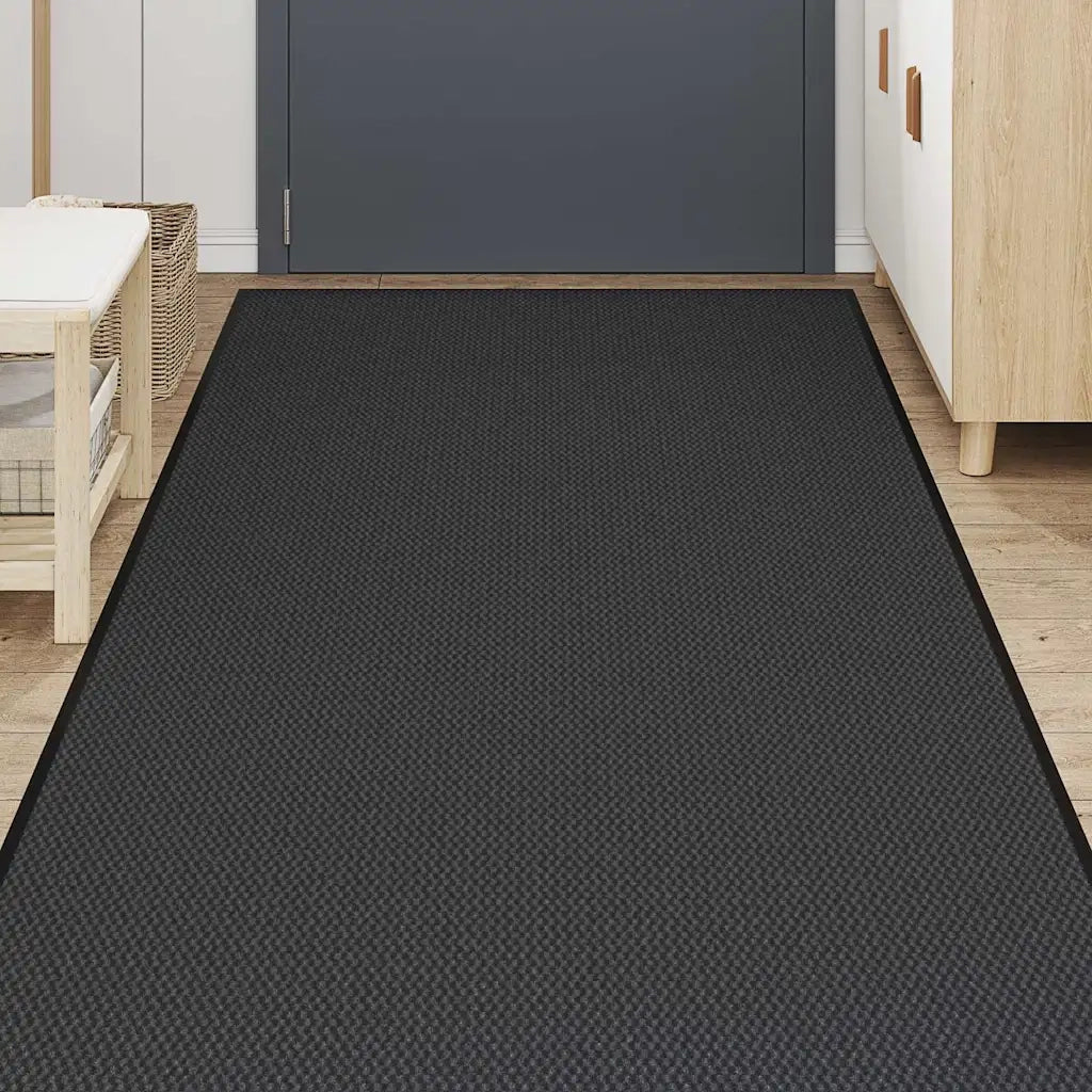 vidaXL Zerbino Nero 115x500 cm