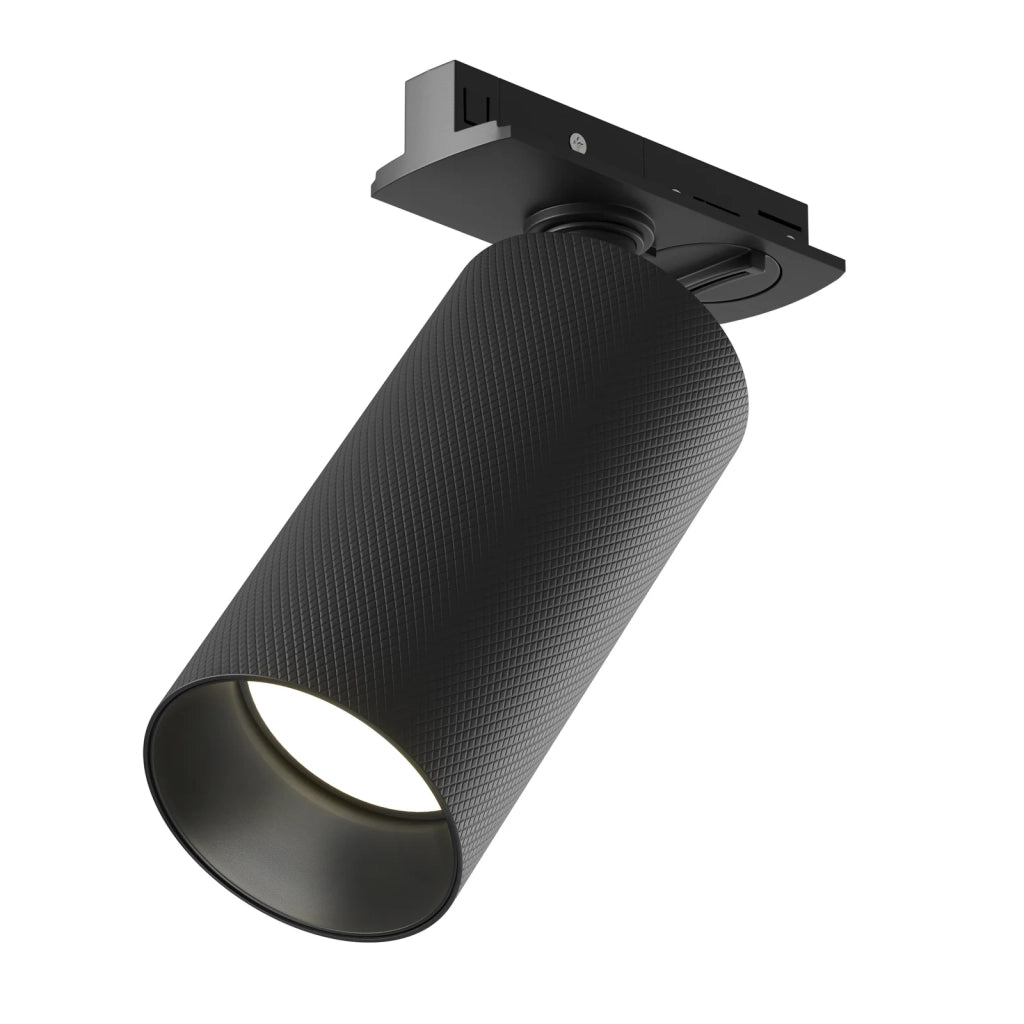 Maytoni Lampada da binario moderna Unity Artisan 1 luce GU10 nero alluminio