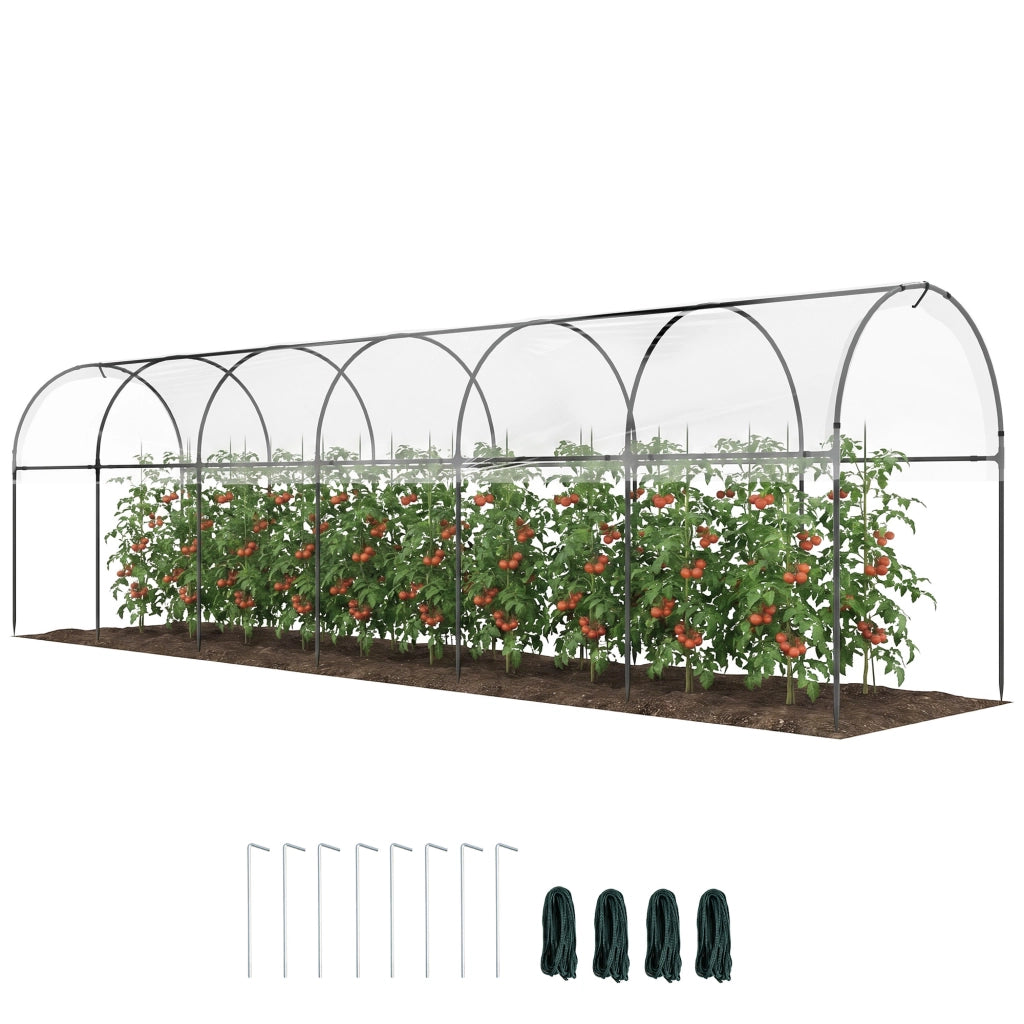 Serra da giardino per pomodori ¨C zephmum ¨C verde 6x1.23x1.71 m
