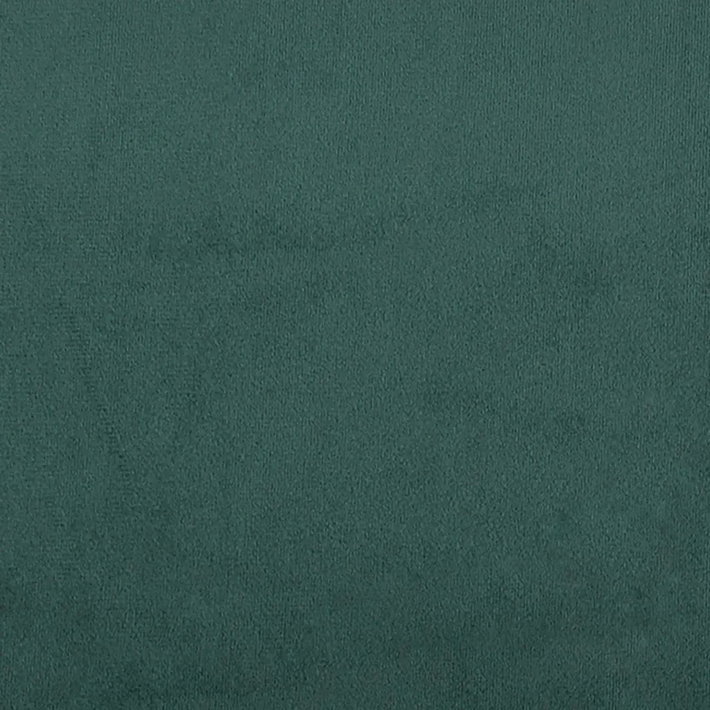 Poltroncina con Poggiapiedi Verde Scuro 60 cm in Velluto