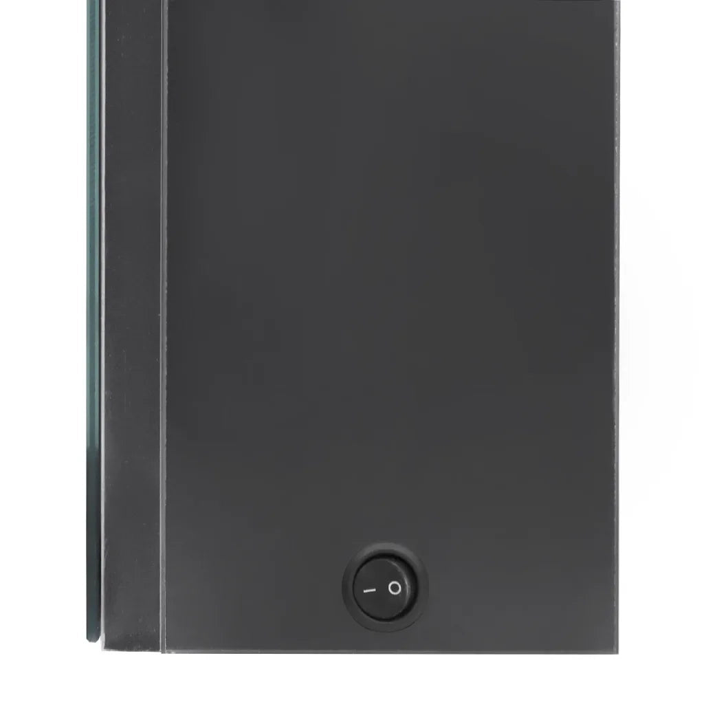 Armadietto Bagno con Specchio e LED-Mobile bagno con specchio Grigio 50x13x70 cm 547587