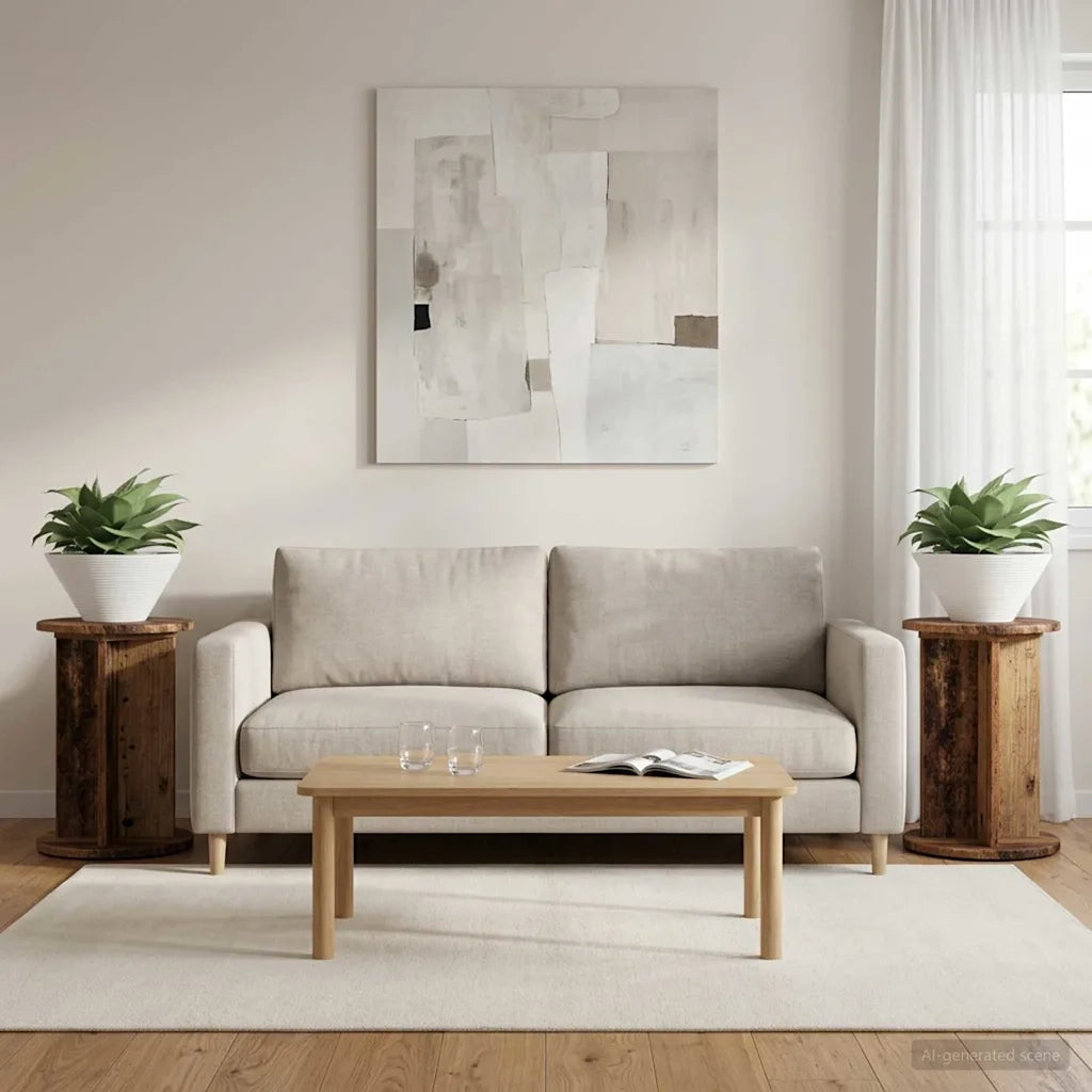 Supporto per piante | Sostegno per piante 2 pz Legno antico ?29,5 x 40 cm