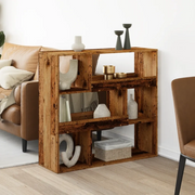 Divisorio Ambienti | Divider per stanze | Paravento Legno Antico 100x33x94,5 cm in Truciolato