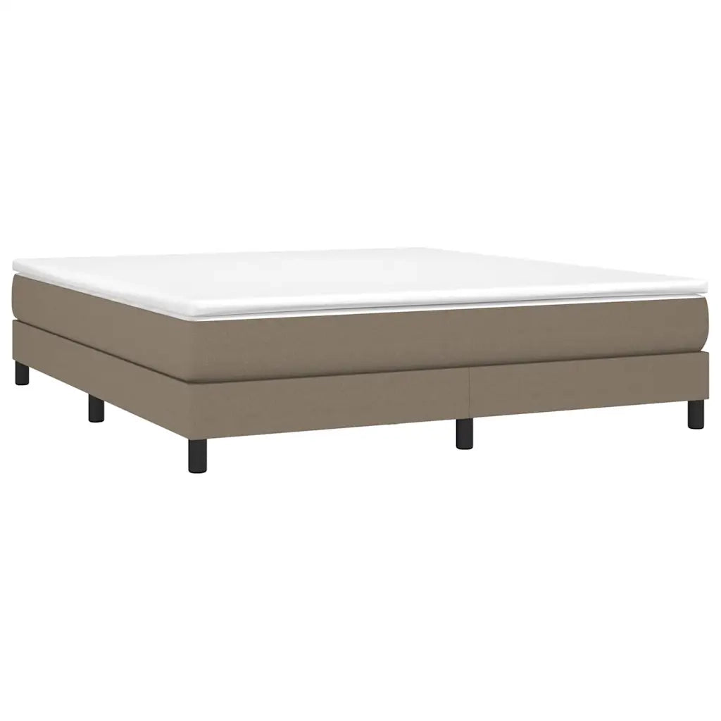 Struttura Letto a Rete a Molle Tortora 180x200 cm in Tessuto