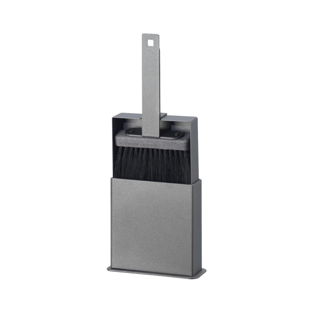 Set Paletta e Scopino per Pellet in Ferro con Contenitore Belfer 790 Antracite