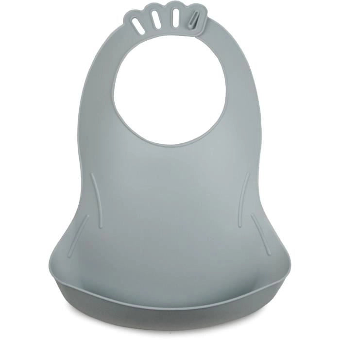 SET DI 2 BAVAGLINI BIBOU VERDE CELADON - GRIGIO CHARM