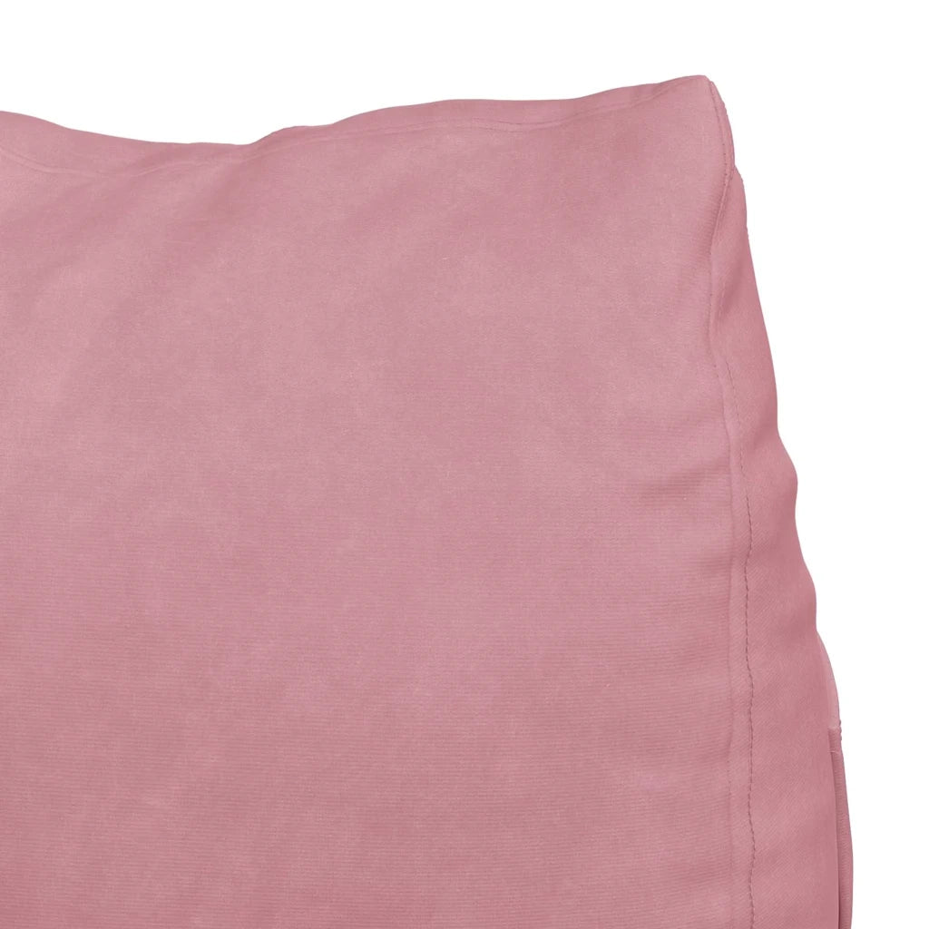 Cuscino per Schiena Rosa 60 x 20 x 50 cm Tessuto in Cords 42015052