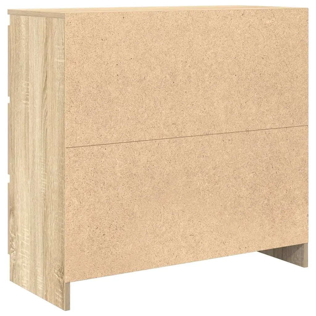 Credenza Rovere Sonoma 80x35x76 cm in Legno Multistrato 861735