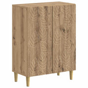 Mobiletto da Bagno DELFT Rovere Artigianale 59,5 x 31 x 80 cm 897064