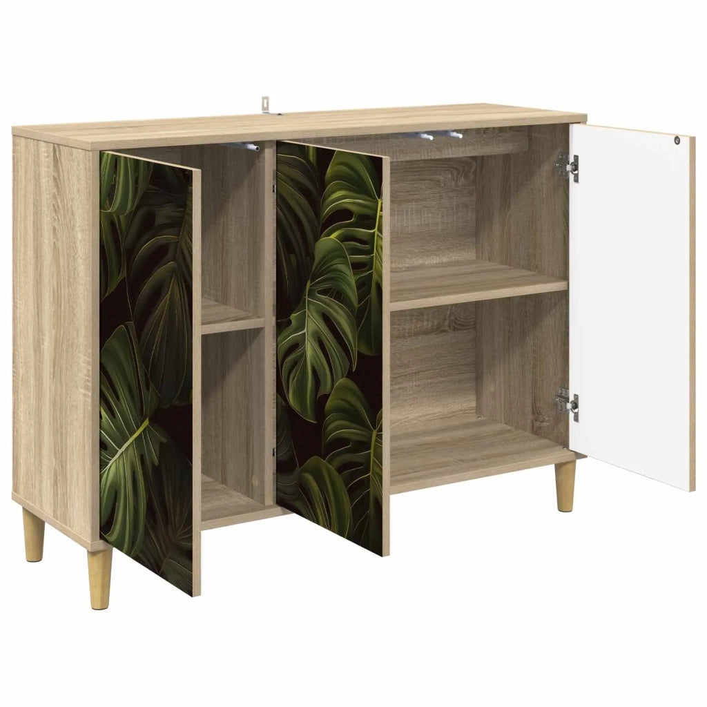 Credenza ELBURG Sonoma 102 x 33 x 75 cm Legno ingegnerizzato 8006953