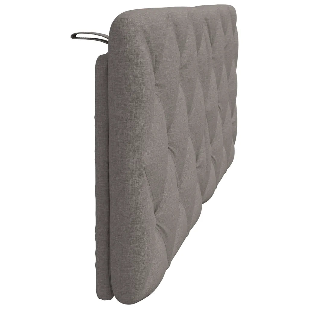 Cuscino Testiera-Cuscino per Testiera Tortora 120 cm in Tessuto