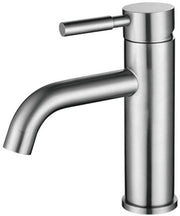 Wastafelkraan a doppio funzione con miscelazione alta 5,5 cm in acciaio inox liscio