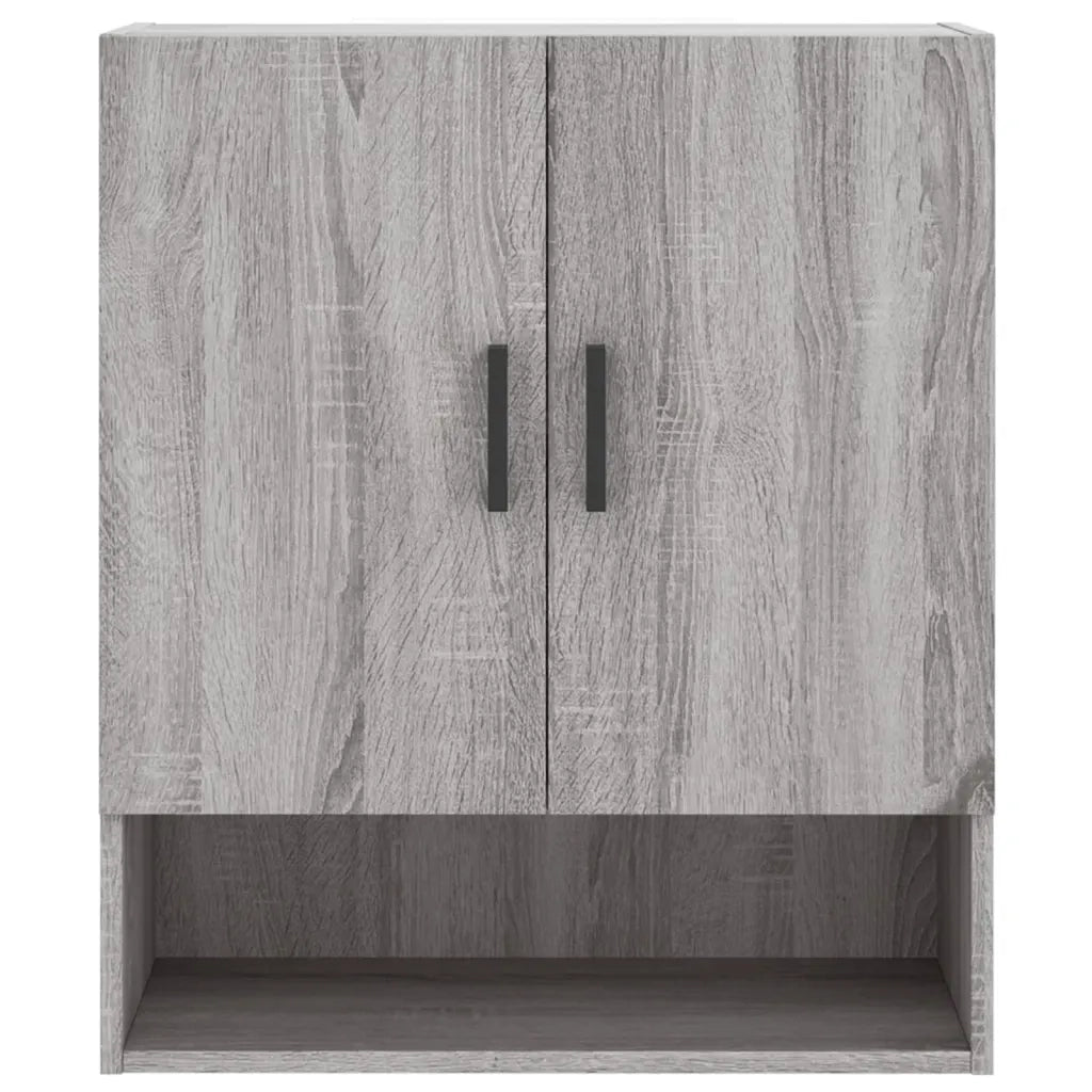 Armadietto a Muro | Mobile a Parete Grigio Sonoma 60x31x70cm in Legno Multistrato