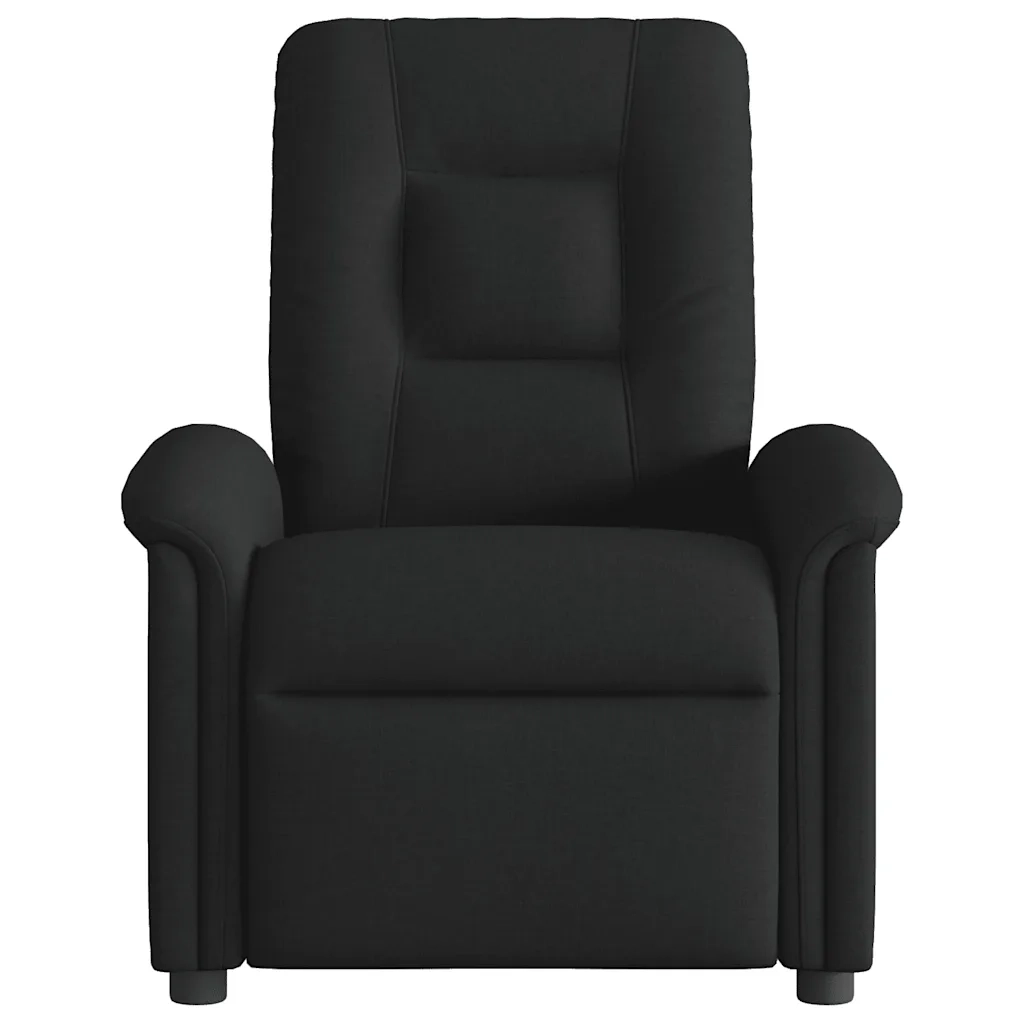 Divano Sedia-Poltrona Reclinabile in Tessuto Nero 611463