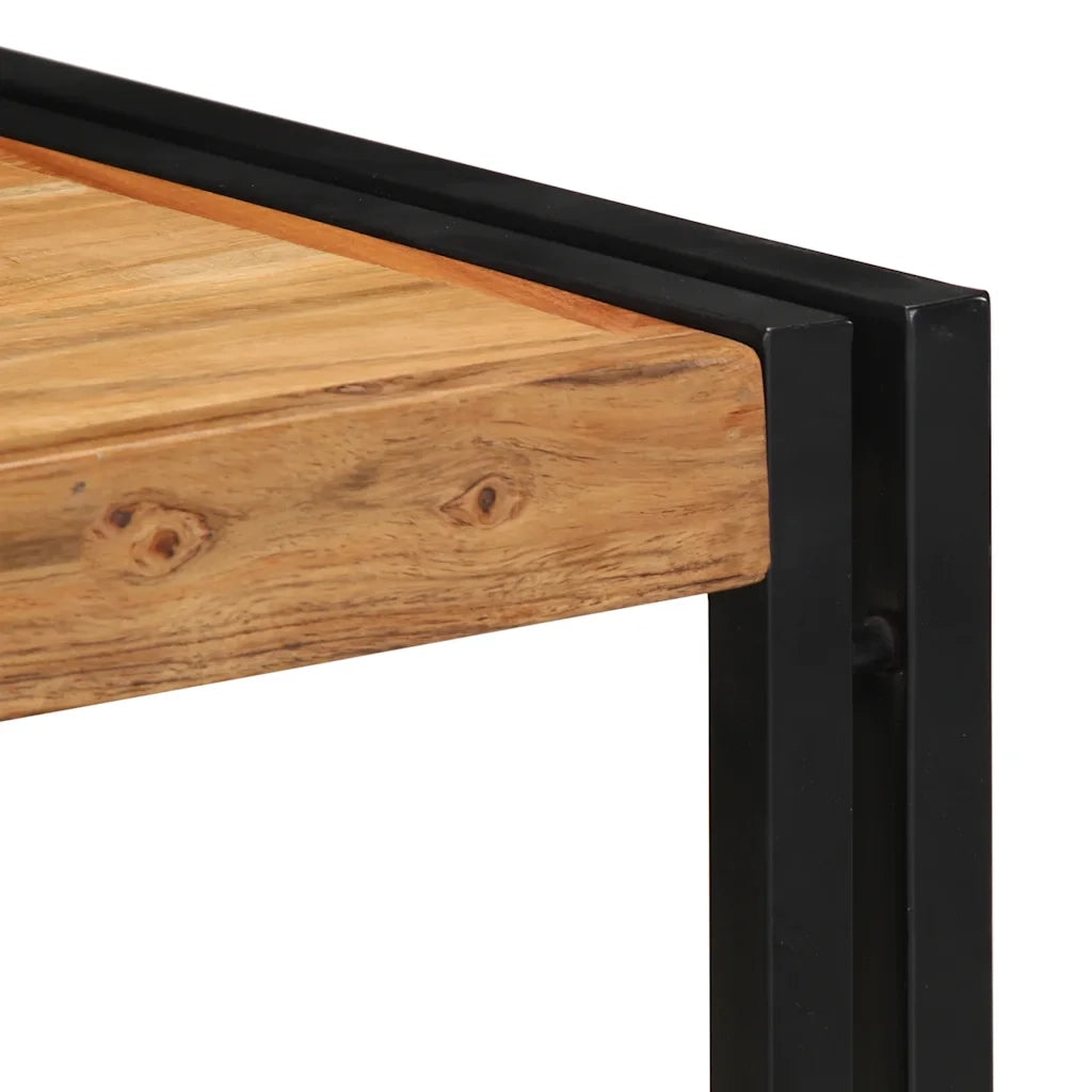 Tavolino da salotto | Tavolino da caff¨¨ | Tavolino da Soggiorno 40x40x35 cm in Legno Massello di Acacia