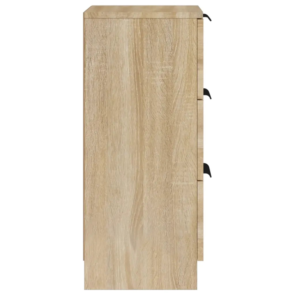 Credenze 2 pz | Madia | Buffet da pranzo | Armadio da pranzo Rovere Sonoma 30x30x70 cm in Legno Multistrato