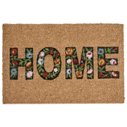 Zerbino in fibra di cocco naturale con fondo in PVC antiscivolo 40 x 60 cm con didascalia e motivo moderno per la decorazione di interni
