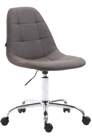 Sedia da ufficio REIMS in tessuto grigio scuro