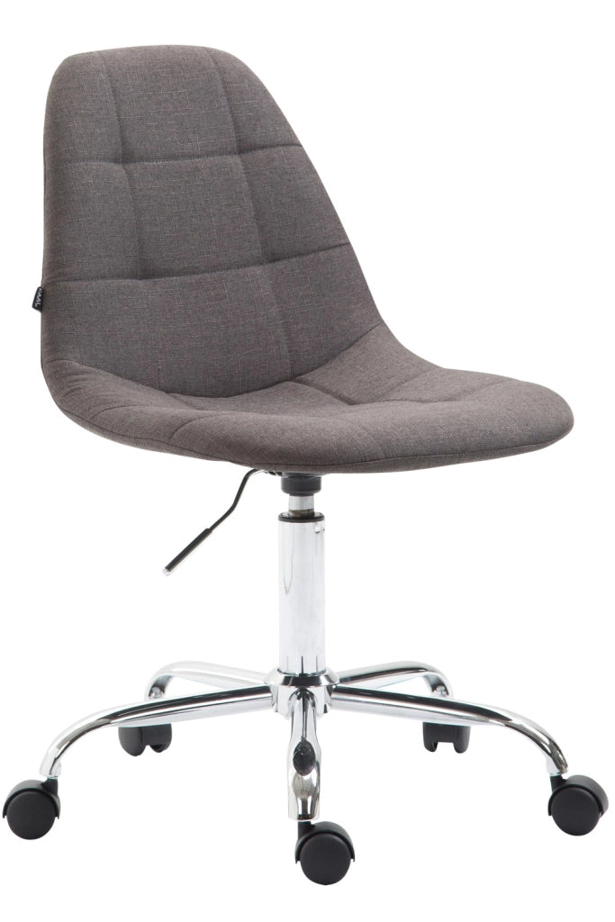Sedia da ufficio REIMS in tessuto grigio scuro