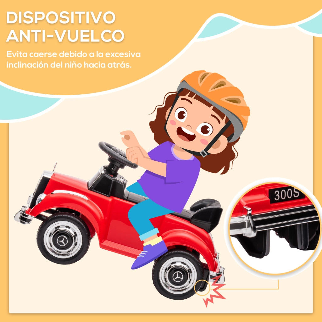 Correpasillos Bambini con Contenitore ¨C Zephmum ¨C Rosso 77.5x41.5x45 cm