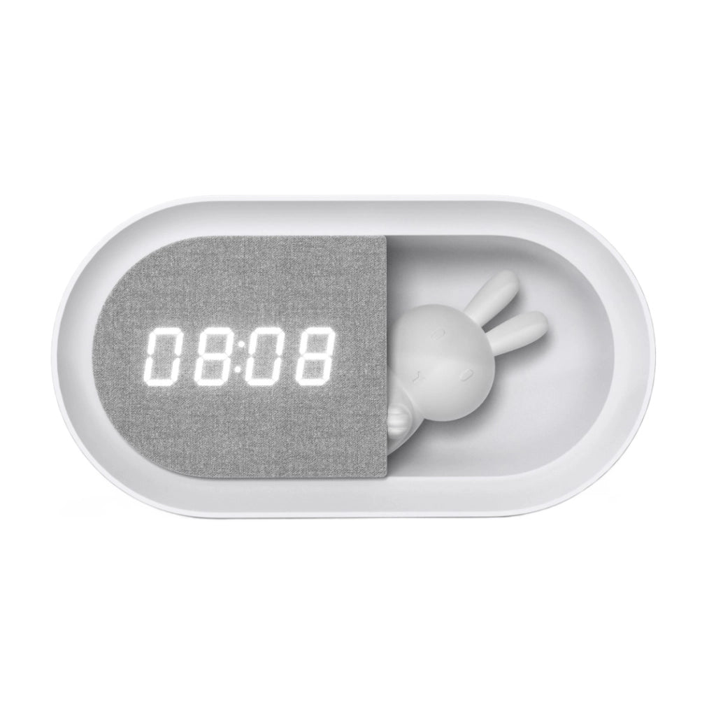Lampada Notturna LED Coniglio con Sveglia Polux Bunny3