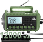 Radio di Emergenza solare - Radio - Radio di Emergenza - Radio Meteo - Radio per Emergenze - Emergenza - Musica - Notizie - Kit di Emergenza - Disastri - Pratico - Energie Solare