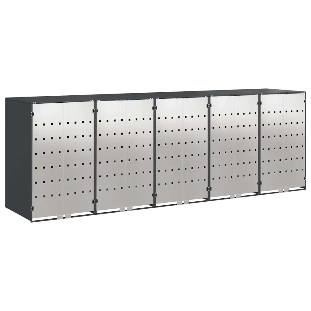 Contenitore per Rifiuti per 3 Bidoni 340 x 77.5 x 115.5 cm