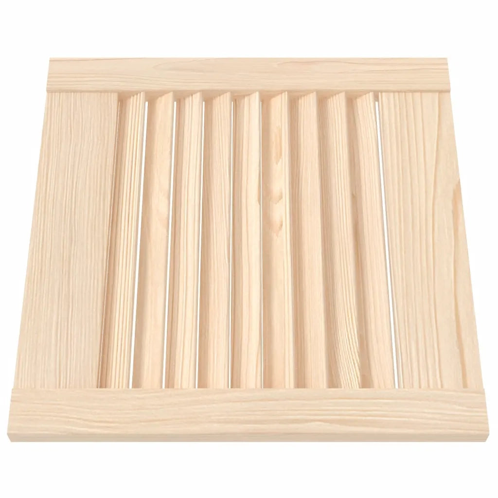 Anta con Design a Lamelle 39,5x39,4 cm in Legno di Pino 151106