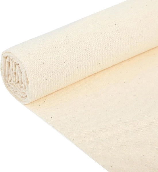 Stoffa naturale non sbiancata 100% cotone lino - 160 * 50 cm - per cucito e artigianato