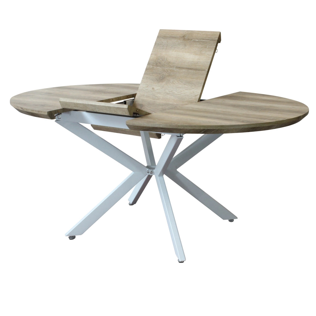 Tavolo da pranzo rotondo allungabile 120/160x120 - VESTA