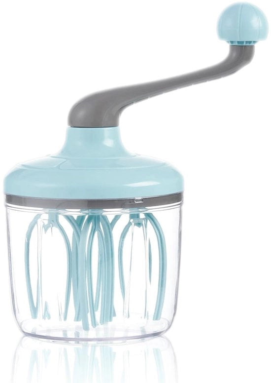 Manicotto a mano con frusta - Facile da utilizzare - Ideale per preparare milkshakes - Adatto per crema e albumi - Colore: Turquoise - Modello:  - Codice prodotto: