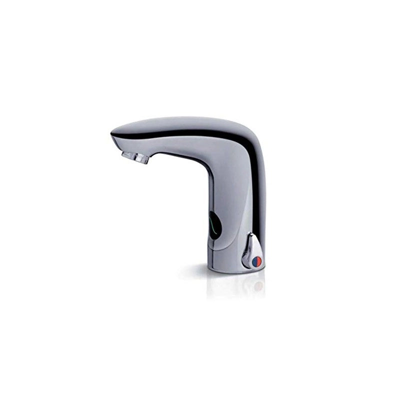 Rubinetto elettronico Dmp Settemix per lavabo fotocellula con miscelatore a Pile