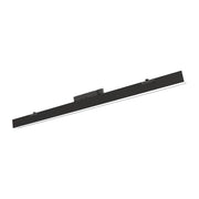 Barra LED Nera Lineare per Binario Trifase 40W CCT Switch 110° Luce Professionale per Negozi e Showroom