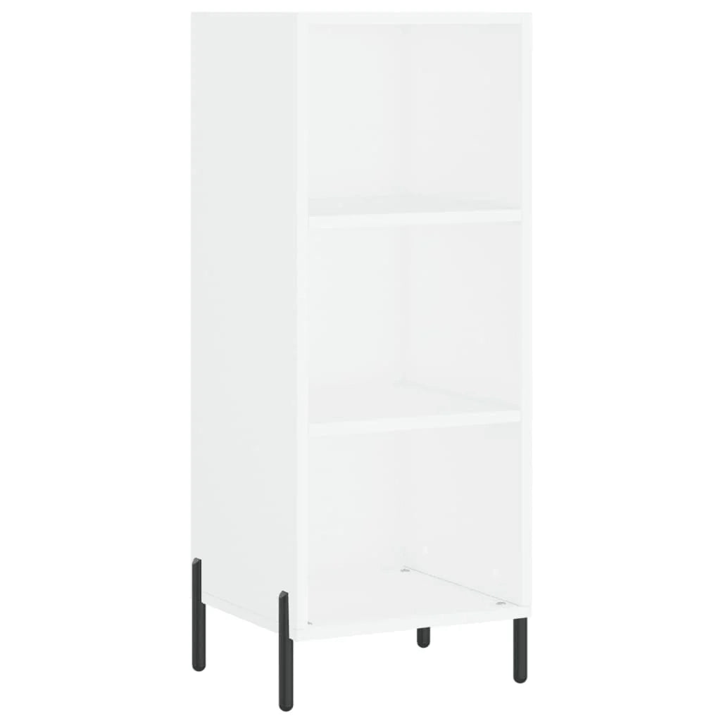 Buffet credenza cassettiera mobiletto mobile contenitore organizer cucina soggiorno salotto alto 34,5 x 34 x 180 cm legno ingegnerizzato bianco 02_0032347