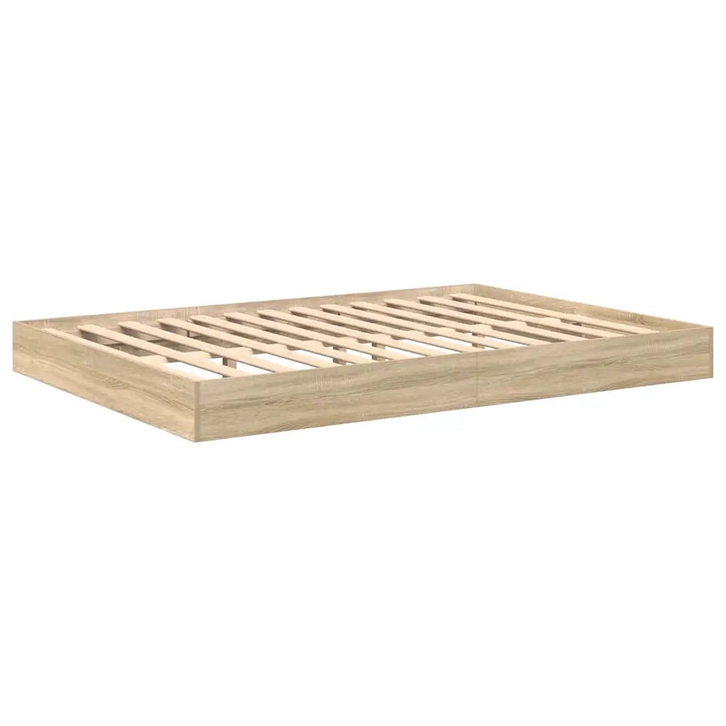 Letto Libreria rovere sonoma 160 x 200 cm Legno multistrato 3335740