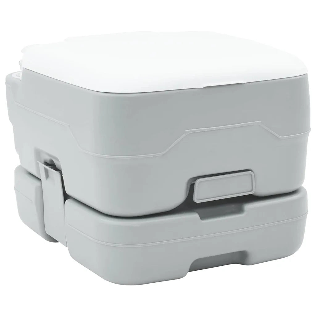 Toilette da Campeggio Grigio e Bianco 41,5 x 36,5 x 30 cm 42001438