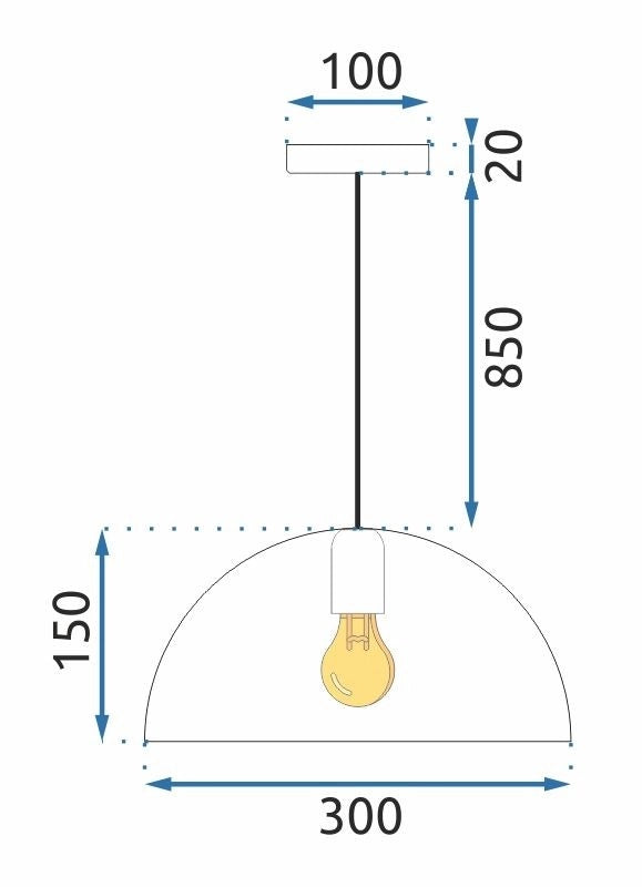 Lampada APP911-1CP Marble