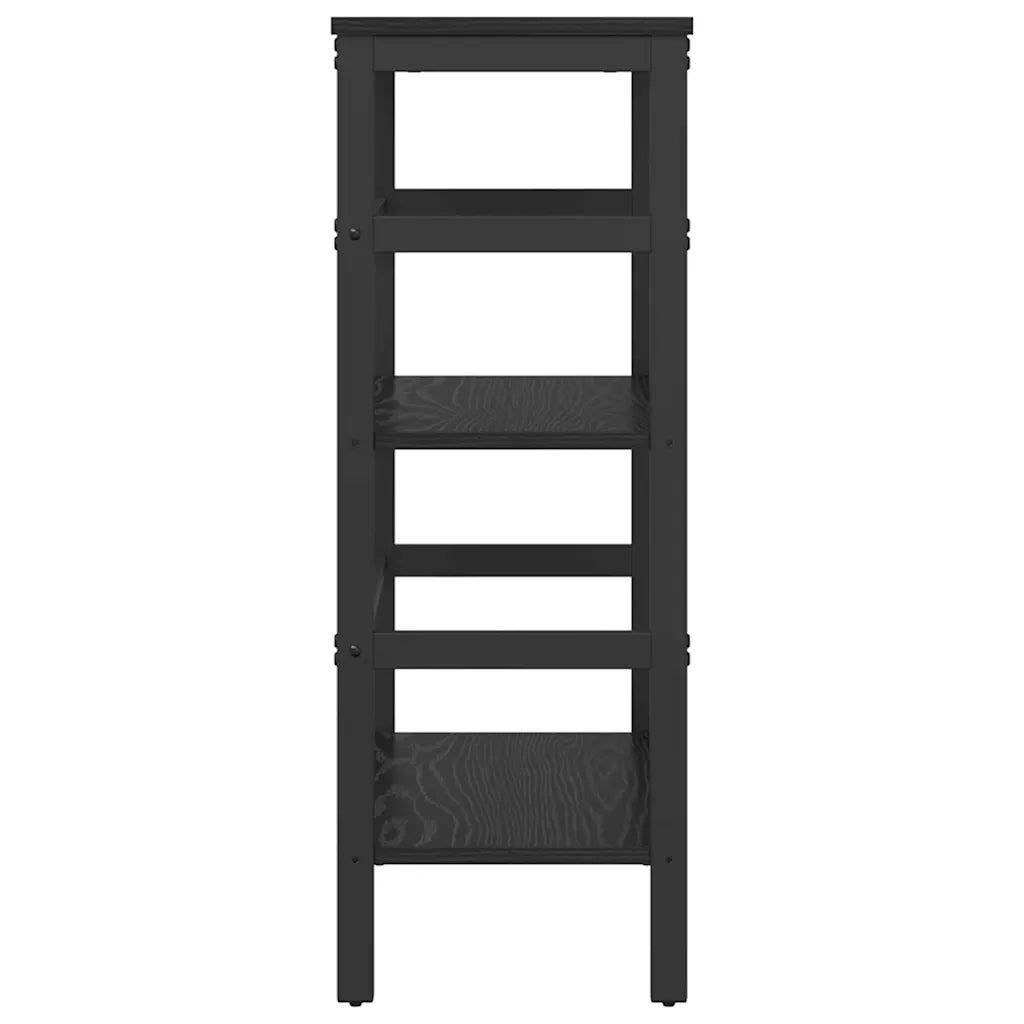 Libreria Rovere Nero 60 x 29,5 x 81 cm Legno multistrato 883916