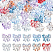 Strumenti per creare gioielli - Sferette di vetro - 100 pezzi - 10 colori - Dimensioni 1,8 x 1,5 cm