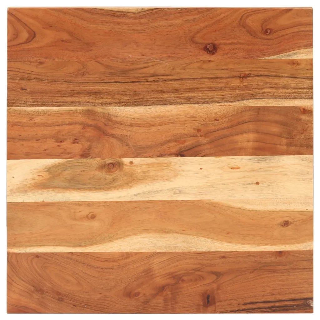 Tavolino da Bistrot Quadrato 60x60x75 cm in Massello di Acacia 320276