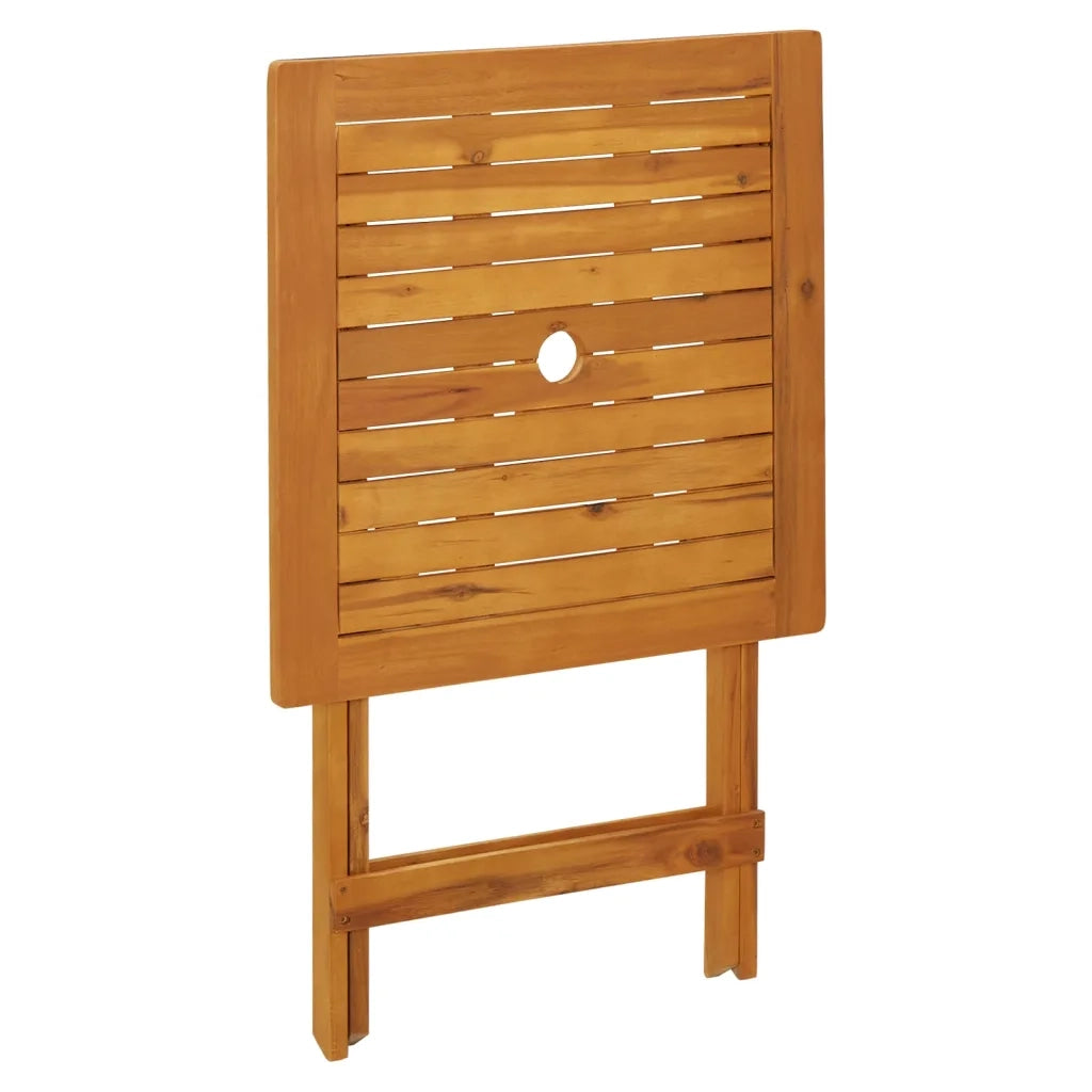 Set da Bistrot 3pz Bianco Crema in Tessuto e Legno Massello 3281760