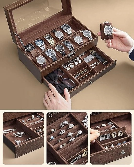 Cassa orologio - cuscino orologio, scatola orologio \ scatola orologio 19 centimetri