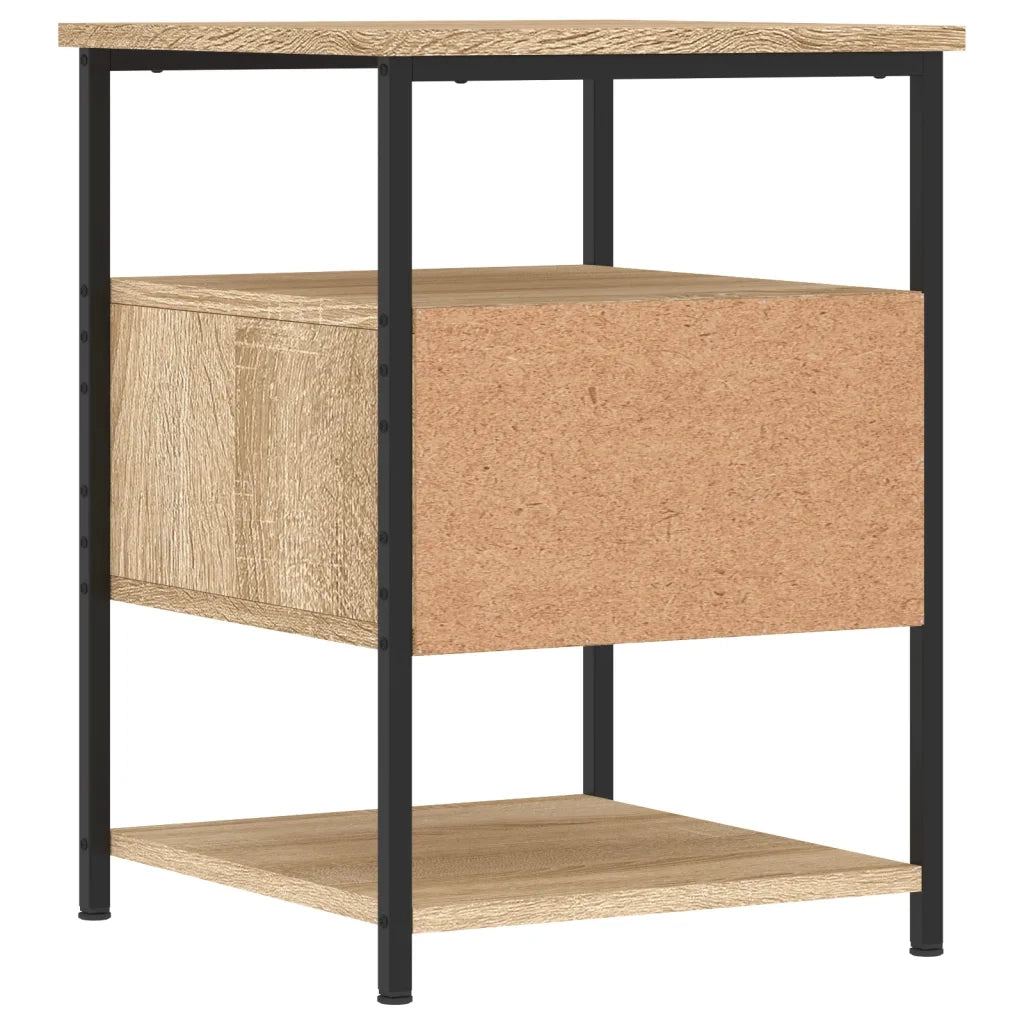Comodino | Armadio da Notte | Mobiletto da notte Rovere Sonoma 40x42x56 cm in Legno Multistrato