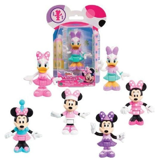 Disney Minnie-Giochi Preziosi-Personaggio singolo 8 cm,modello casuale