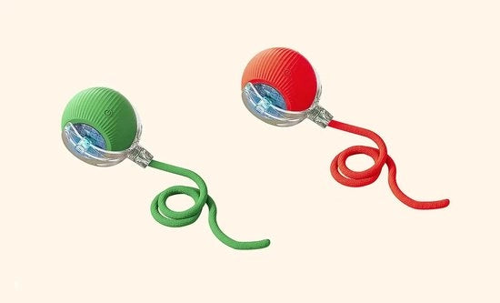 Giocattolo interattivo per cani e gatti, pallone automatico intelligente ricaricabile con coda, giocattolo veloce in movimento per gatti indoor annoiati e cuccioli