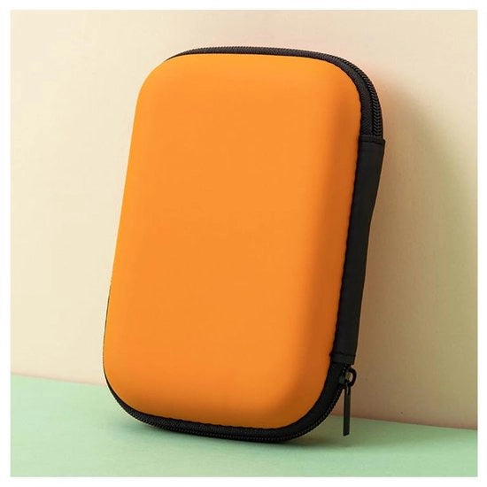 Tas per dischi rigidi - impermeabile e organizzatore universale - arancione