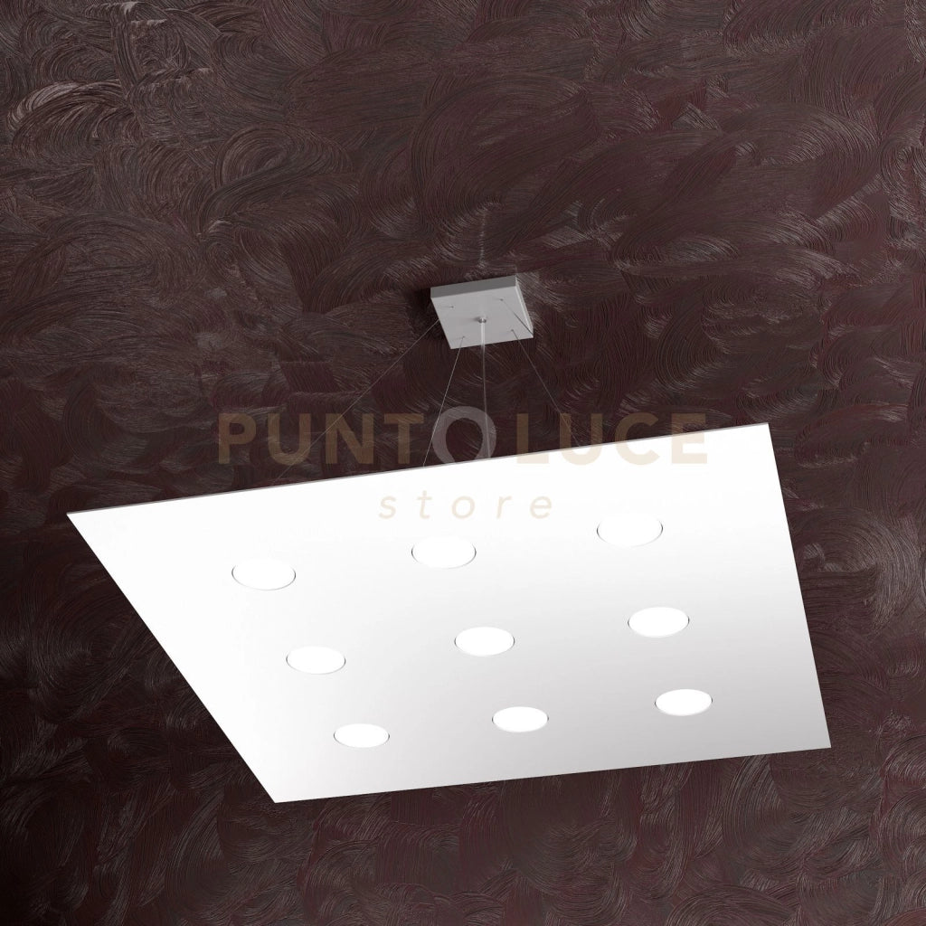 AREA SOSPENSIONE 9+4 LUCI BIEMISSIONE BIANCO 1127-S9+4-BI