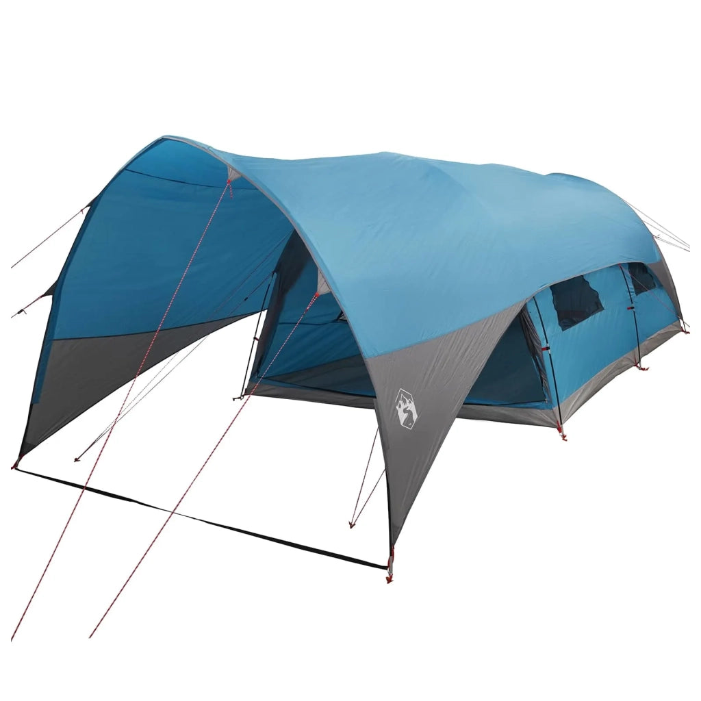 Tenda a tunnel con copertura impermeabile 10 persona Blu 42042239