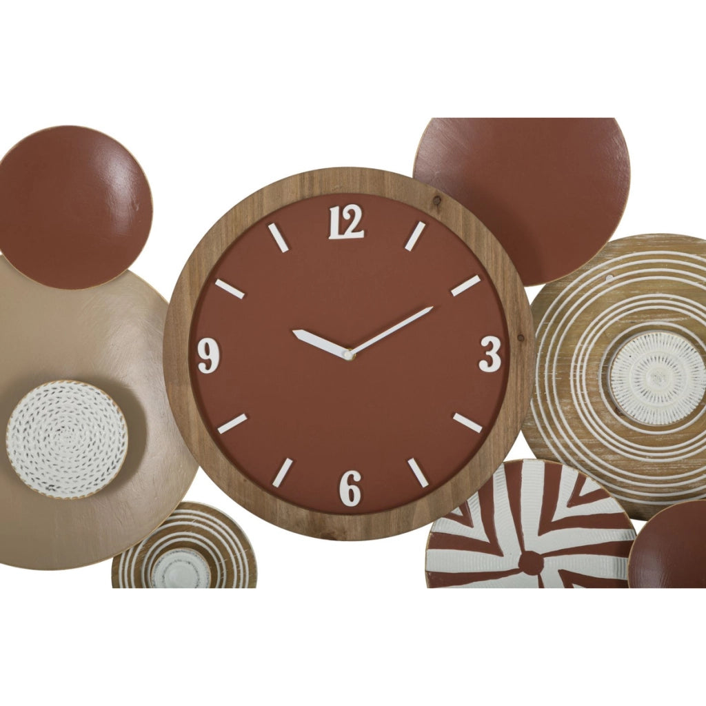 Orologio da Parete VKH251, Multicolore, Metallo, 127,6x7,6x61 cm